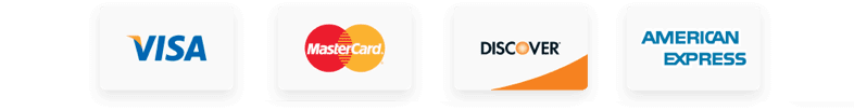 Accepted payment card icons shown on the Dentolyn sales page